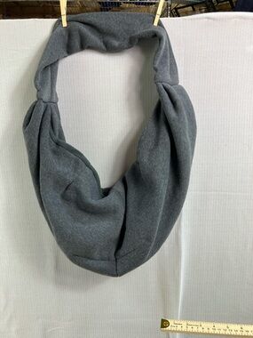 Gray Women's Crossbody Bag-Style Infinity Scarf